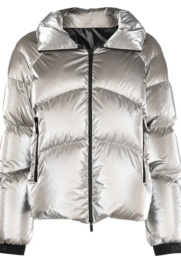 Moncler Avoriaz vadderad dunjacka - Grå