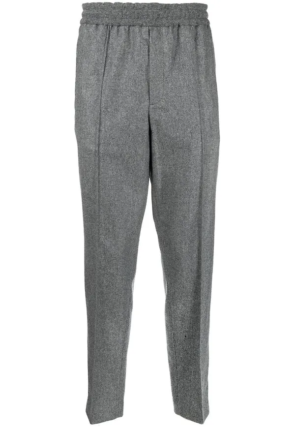 Moncler avsmalnande trackpants - Grå