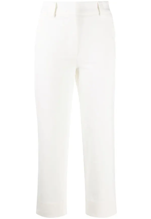 Moncler beskurna byxor - Vit
