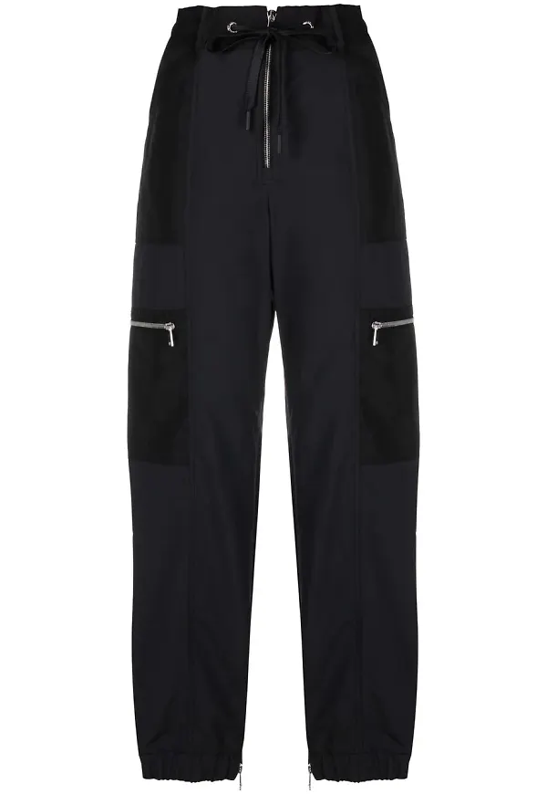 Moncler byxor med dragsko - Svart