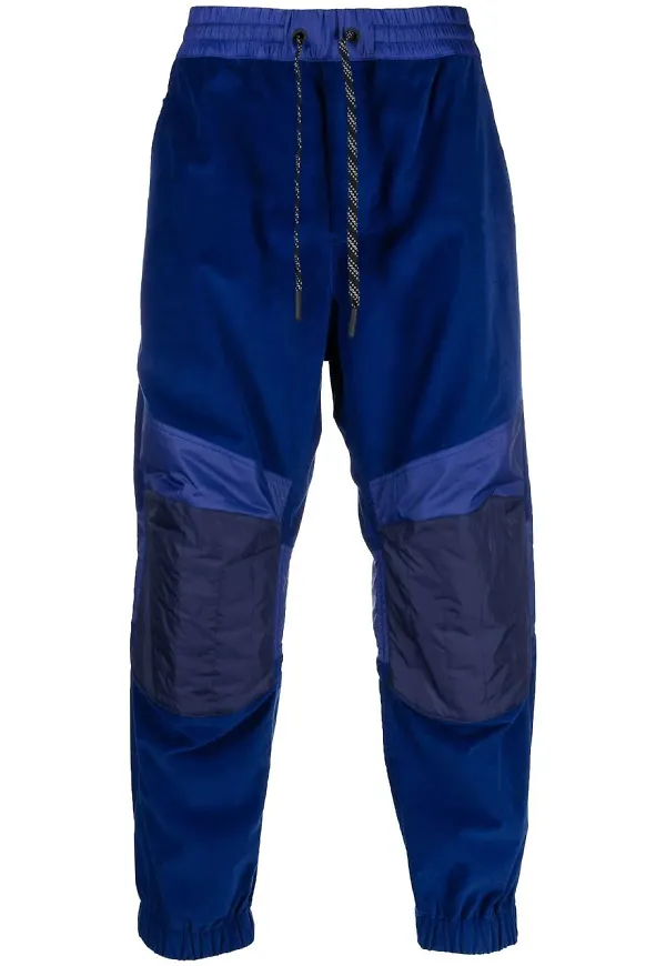 Moncler byxor med panel - Blå