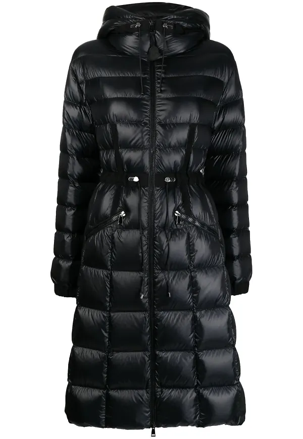 Moncler Cantache lång dunkappa - Svart