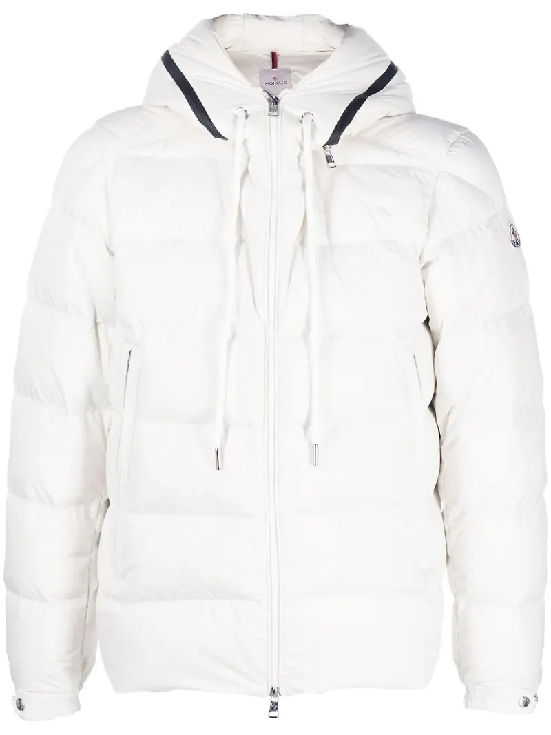 Moncler Cardere vadderad dunjacka - Vit