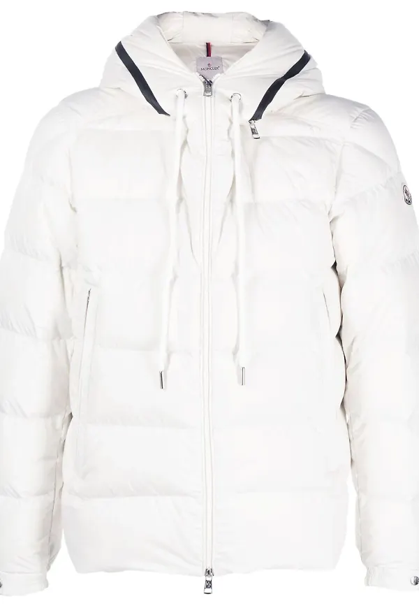Moncler Cardere vadderad dunjacka - Vit