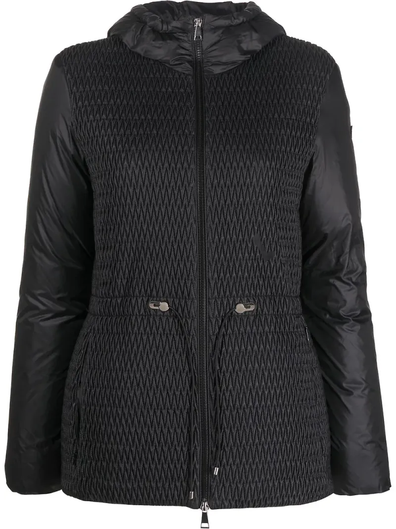 Moncler Cestrede dunjacka med huva - Svart