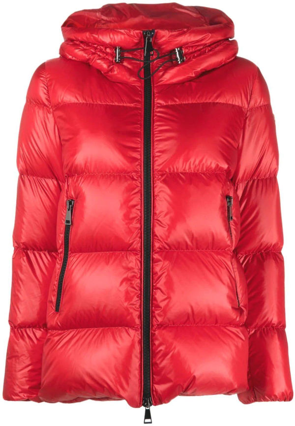 Moncler Chambon kort dunjacka - Röd