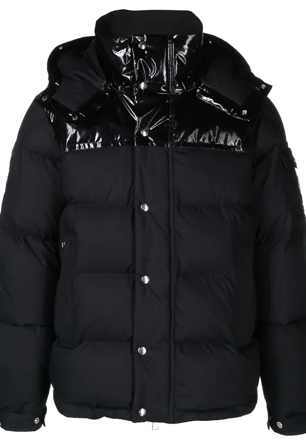 Moncler Chardon puffjacka med huva - Blå