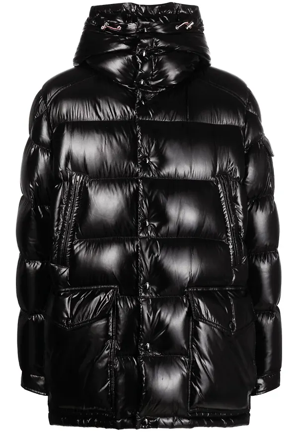 Moncler Chiablese puffjacka med huva - Svart