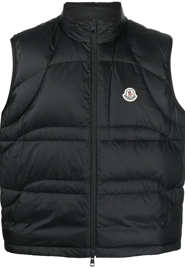 Moncler Cursa vadderad väst - Svart