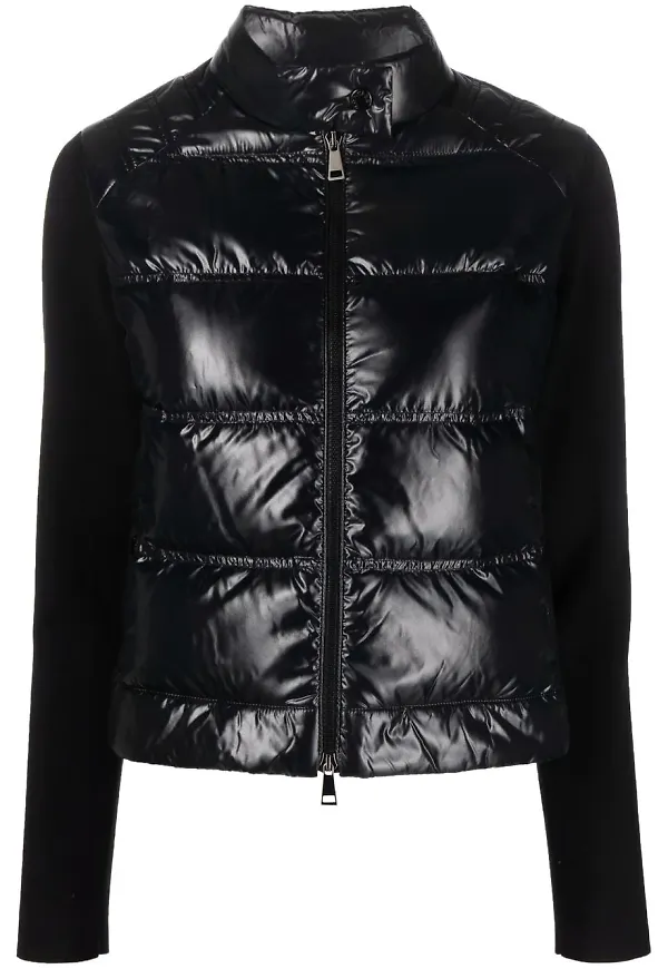 Moncler Cuvellier vadderad jacka - Svart