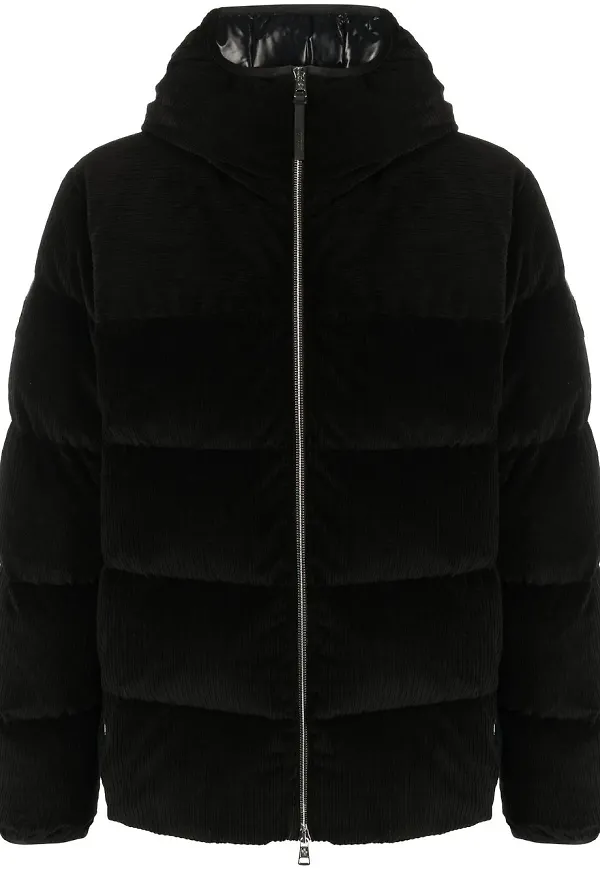 Moncler Daisen dunjacka med huva - Svart