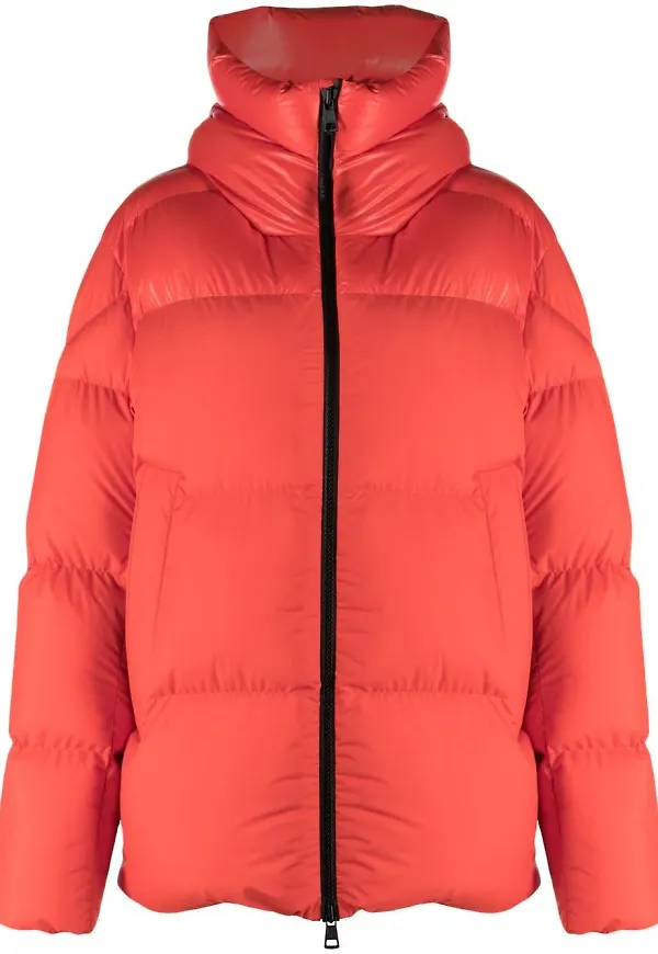 Moncler Damavand vadderad jacka - Röd