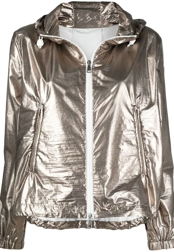 Moncler Eschamali jacka med huva - Metallic