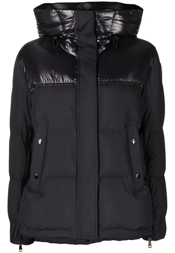 Moncler Etival puffjacka med huva - Svart