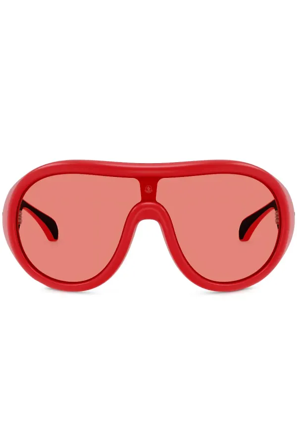 Moncler Eyewear Cloche solglasögon - Röd