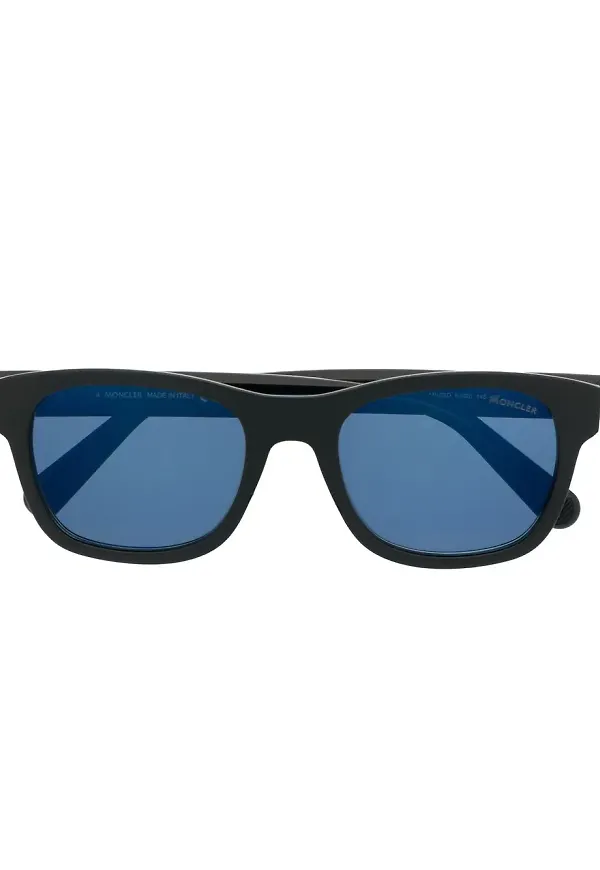 Moncler Eyewear fyrkantiga tonade solglasögon - Blå