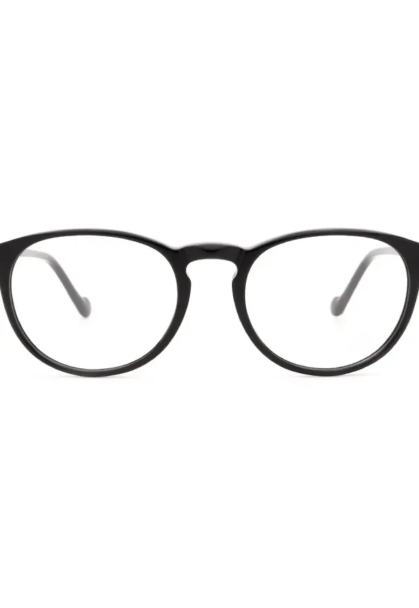 Moncler Eyewear ML5104 ovala glasögon - Svart