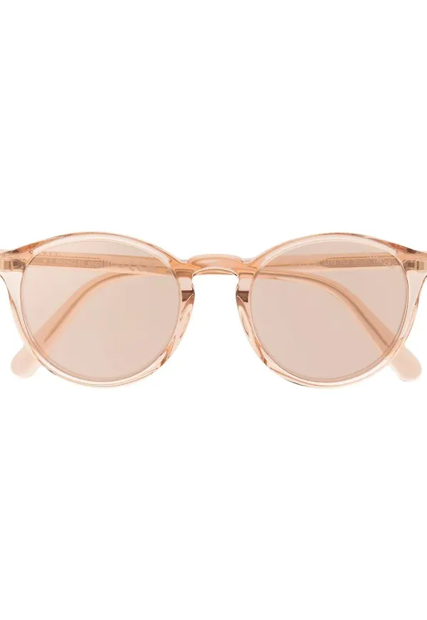 Moncler Eyewear Violle runda solglasögon - Rosa