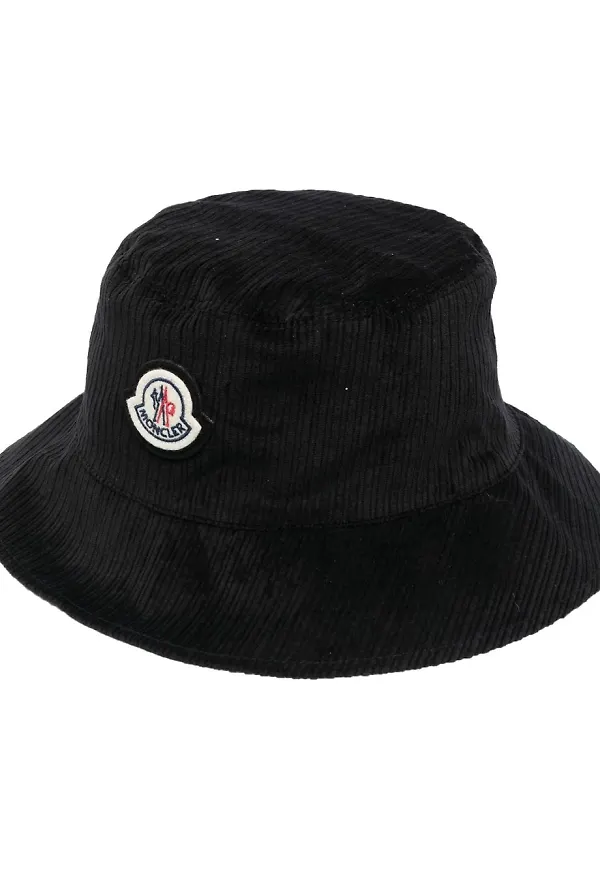 Moncler fiskehatt i manchester - Svart