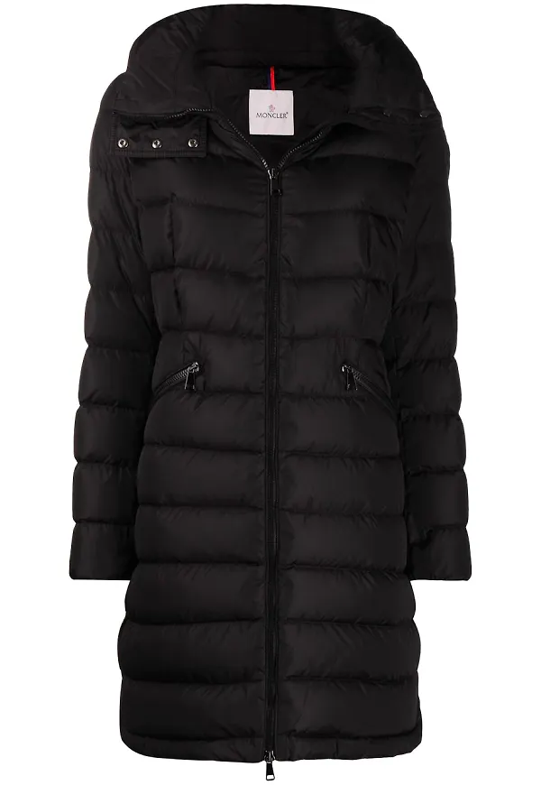 Moncler Flammette puffkappa - Svart