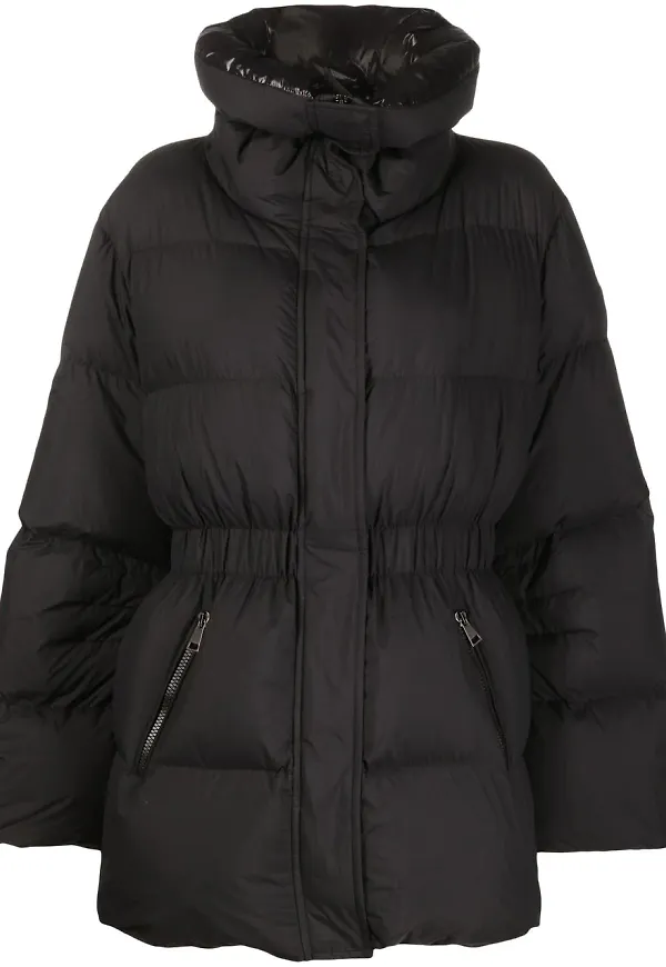 Moncler Gaube puffkappa - Svart
