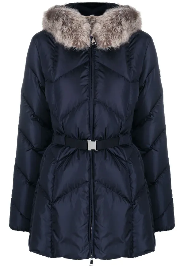 Moncler Genin puffjacka med bälte - Blå