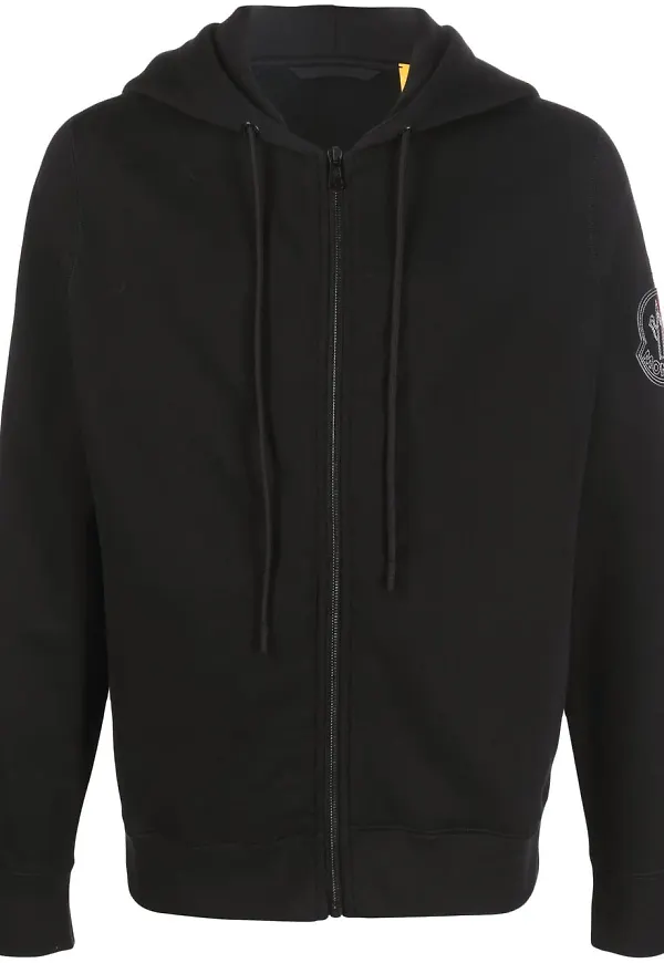 Moncler Genius kofta med dragkedja - Svart