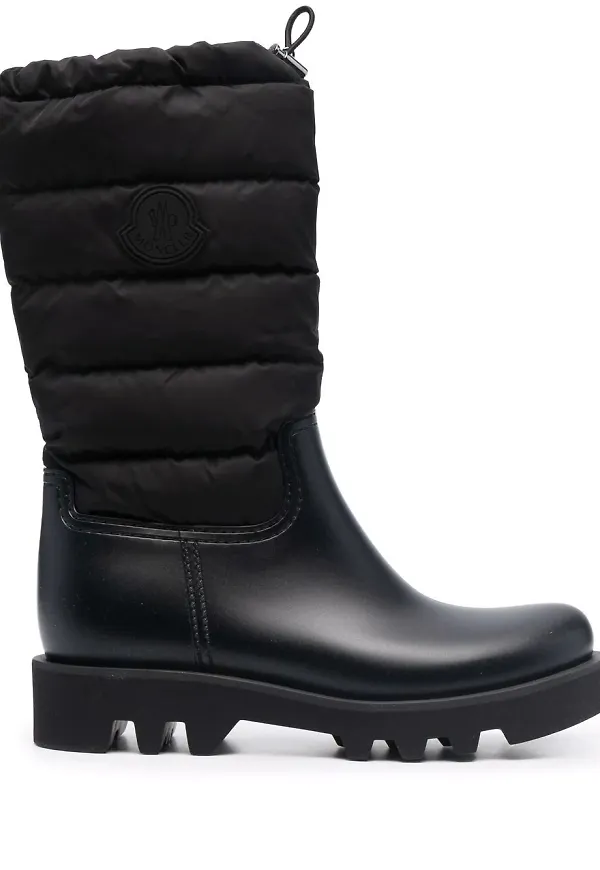 Moncler Ginette vadderade stövlar - Svart