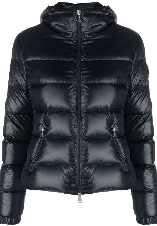 Moncler Gles puffjacka med huva - Blå