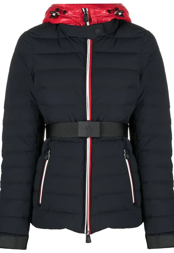 Moncler Grenoble Bruche puffjacka med huva - Svart