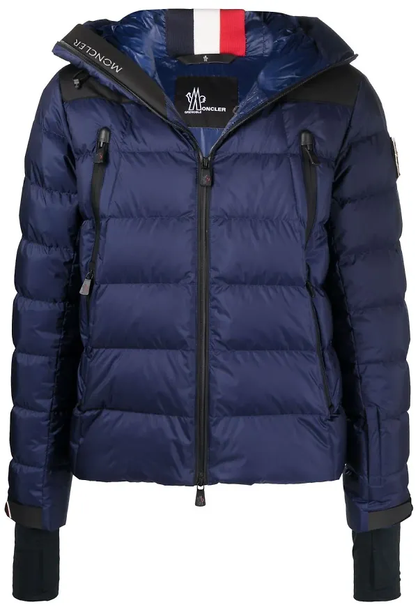 Moncler Grenoble Camurac quiltad dunjacka - Blå