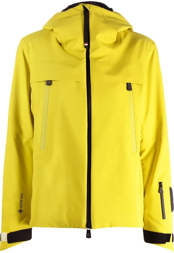 Moncler Grenoble Chanavey jacka med huva - Gul