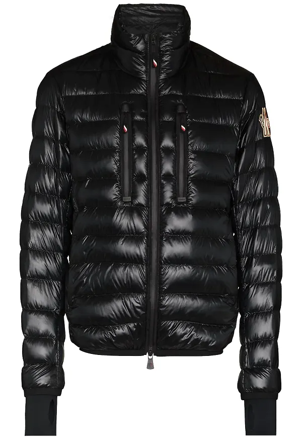 Moncler Grenoble Hers quiltad puffjacka - Svart