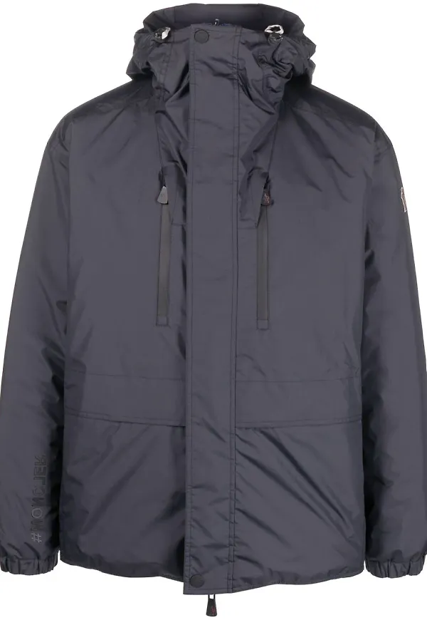 Moncler Grenoble jacka med huva - Blå