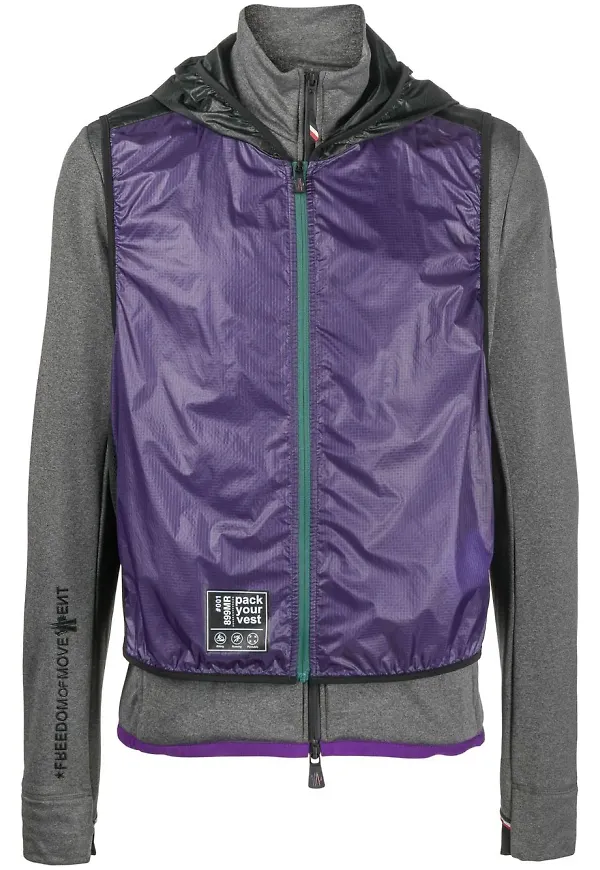 Moncler Grenoble jacka med huva - Lila
