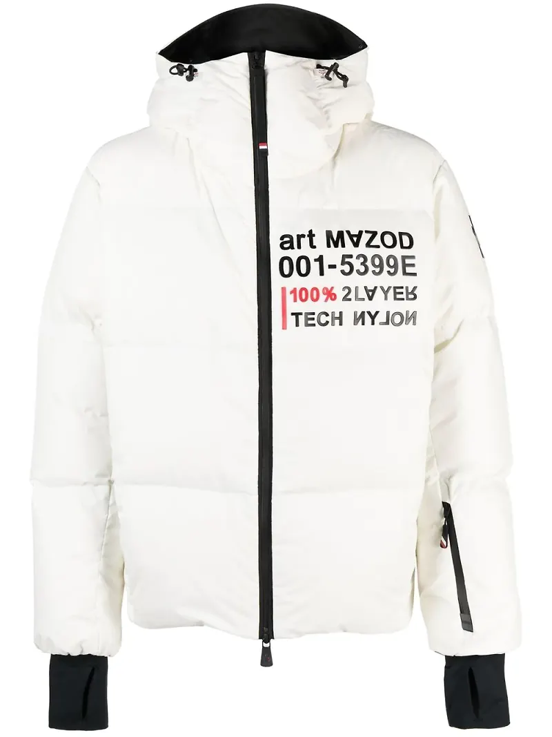 Moncler Grenoble jacka med huva - Vit
