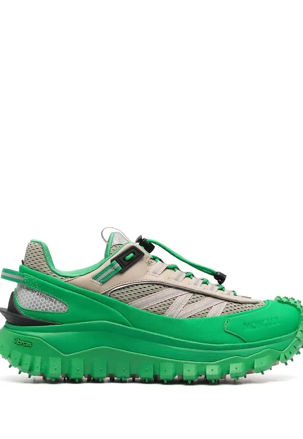 Moncler Grenoble låga grova sneakers - Neutral