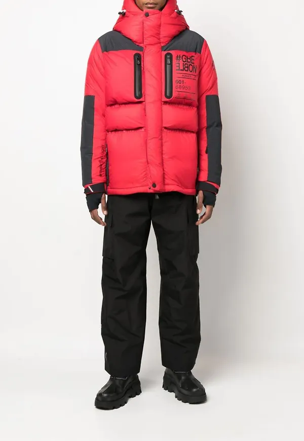 Moncler Grenoble Mongnod puffjacka - Röd