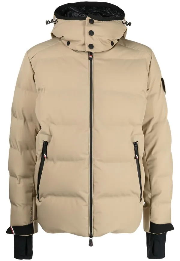 Moncler Grenoble Montgetech vadderad jacka - Brun