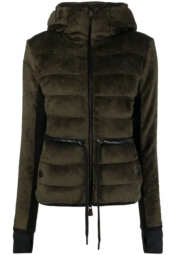 Moncler Grenoble puffjacka med huva - Grön