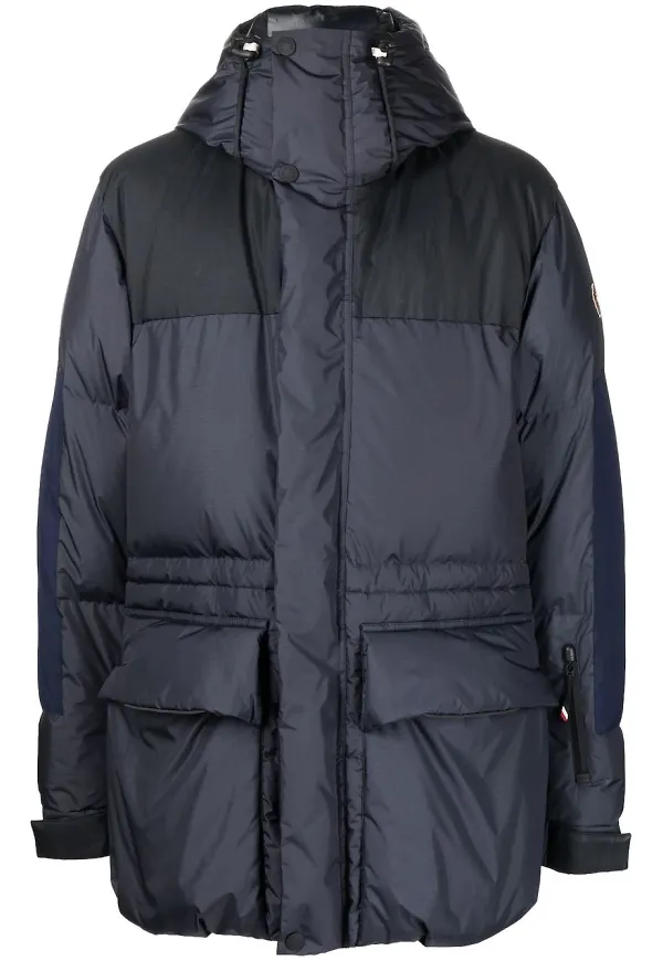 Moncler Grenoble Roybon vadderad parkas - Blå