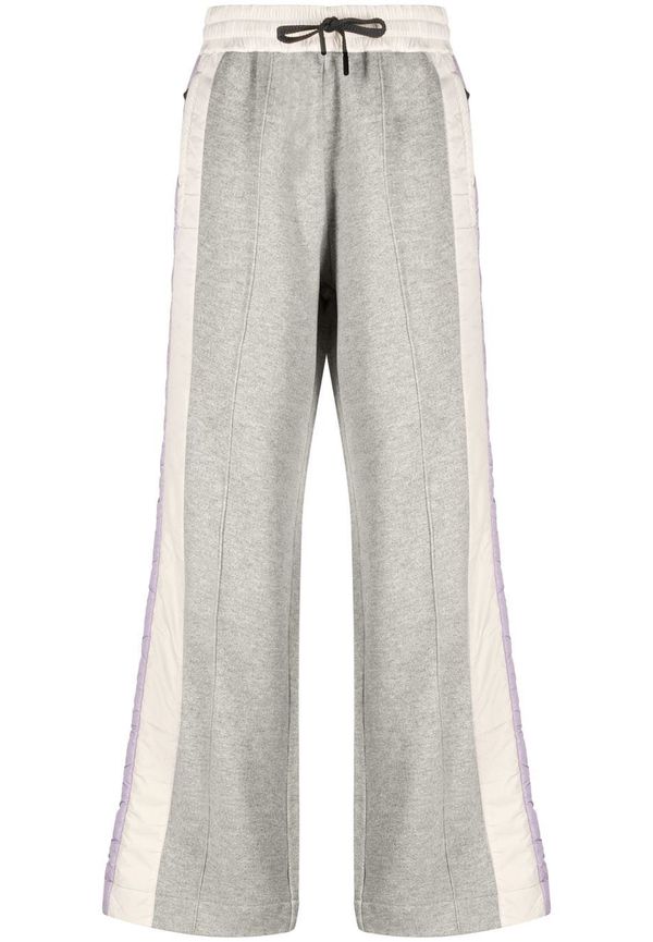 Moncler Grenoble trackpants med vida ben och sidorand - Grå