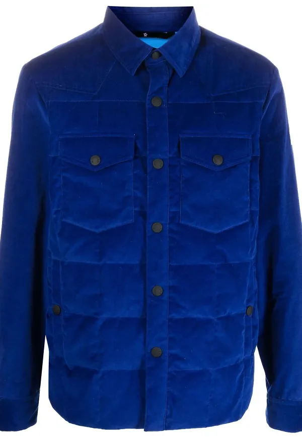 Moncler Grenoble vadderad dunjacka - Blå
