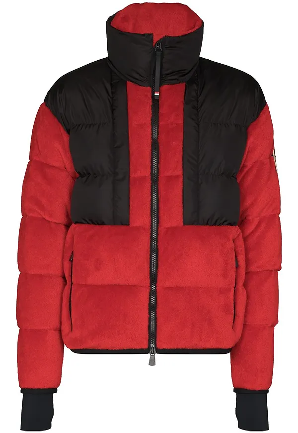 Moncler Grenoble vadderad dunjacka - Röd