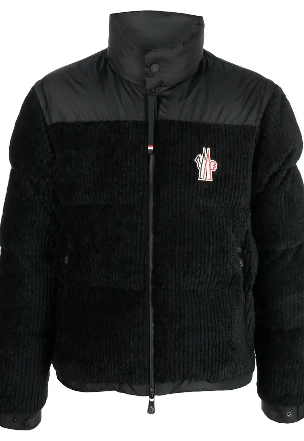 Moncler Grenoble vadderad dunjacka - Svart