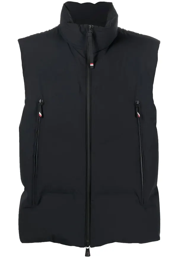 Moncler Grenoble vadderad väst - Svart