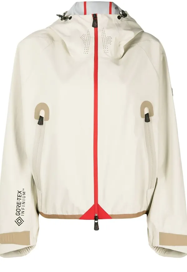 Moncler Grenoble Vizille jacka med huva - Neutral