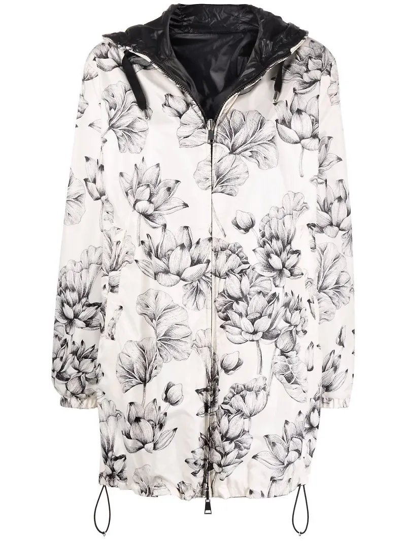 Moncler Guethary vändbar jacka med huva - Neutral