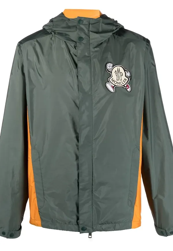 Moncler Guiers jacka med huva - Grön