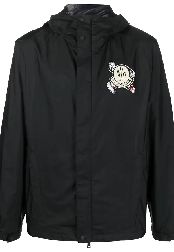 Moncler Guiers jacka med huva - Svart